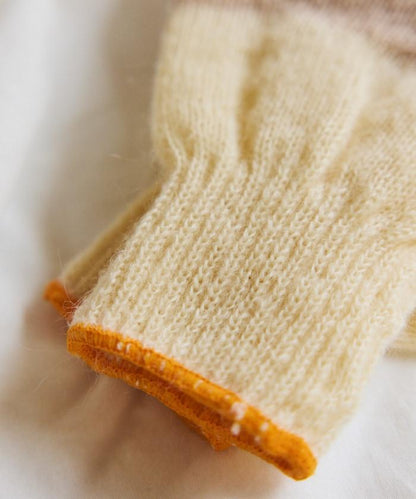 GUNTE雙色MOH《AIR》馬海毛雙色手套