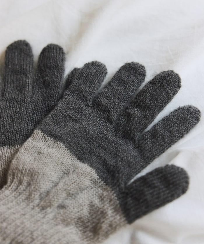 GUNTE雙色MOH《AIR》馬海毛雙色手套