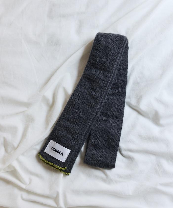 羊毛混紡半長圍巾《AIR》限定馬海毛半長圍巾