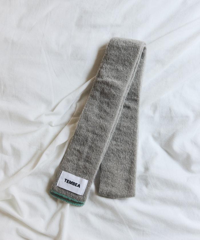 羊毛混紡半長圍巾《AIR》限定馬海毛半長圍巾