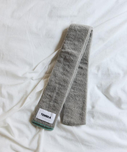 羊毛混紡半長圍巾《AIR》限定馬海毛半長圍巾