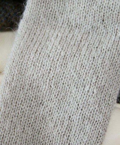 羊毛混紡半長圍巾《AIR》限定馬海毛半長圍巾