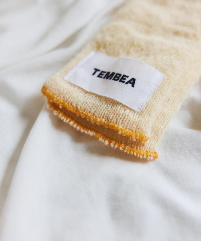 羊毛混紡半長圍巾《AIR》限定馬海毛半長圍巾