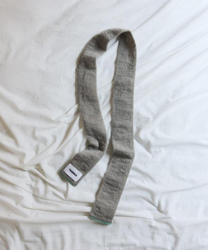 羊毛混紡半長圍巾《AIR》限定馬海毛半長圍巾