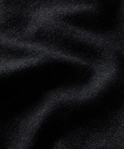 寬鬆版型水洗羊毛混紡法蘭絨長褲