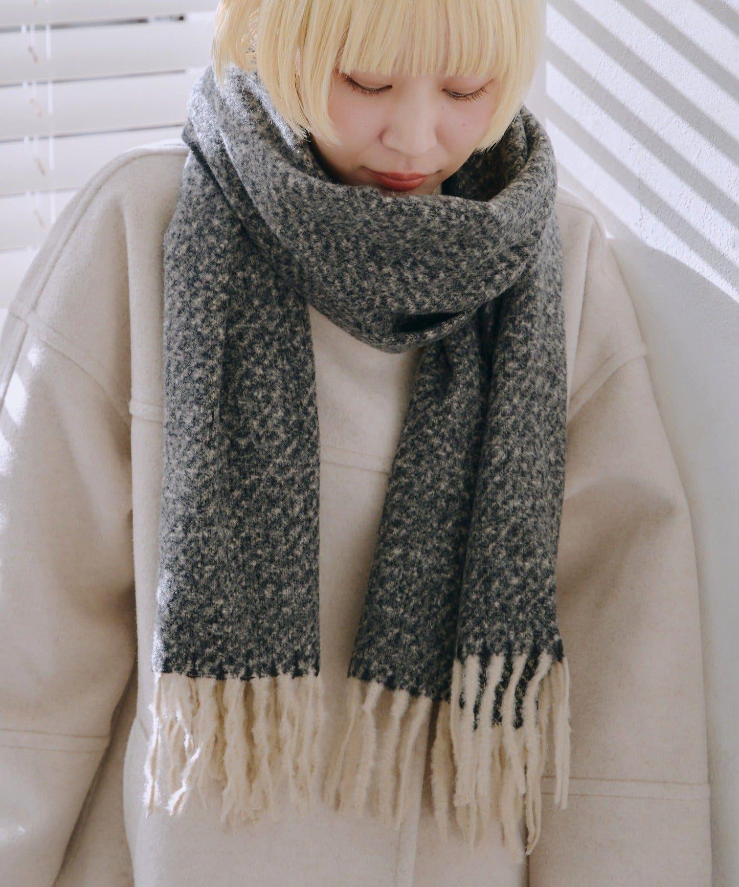 メランジカラーマフラー