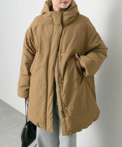 法式鴨絨加厚羽絨怪獸連帽外套