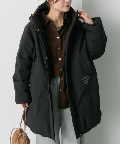 法式鴨絨加厚羽絨怪獸連帽外套