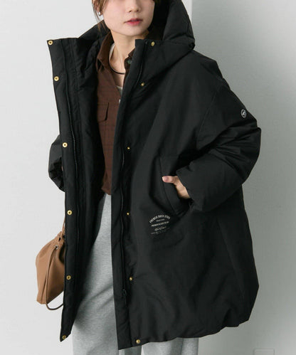 法式鴨絨加厚羽絨怪獸連帽外套