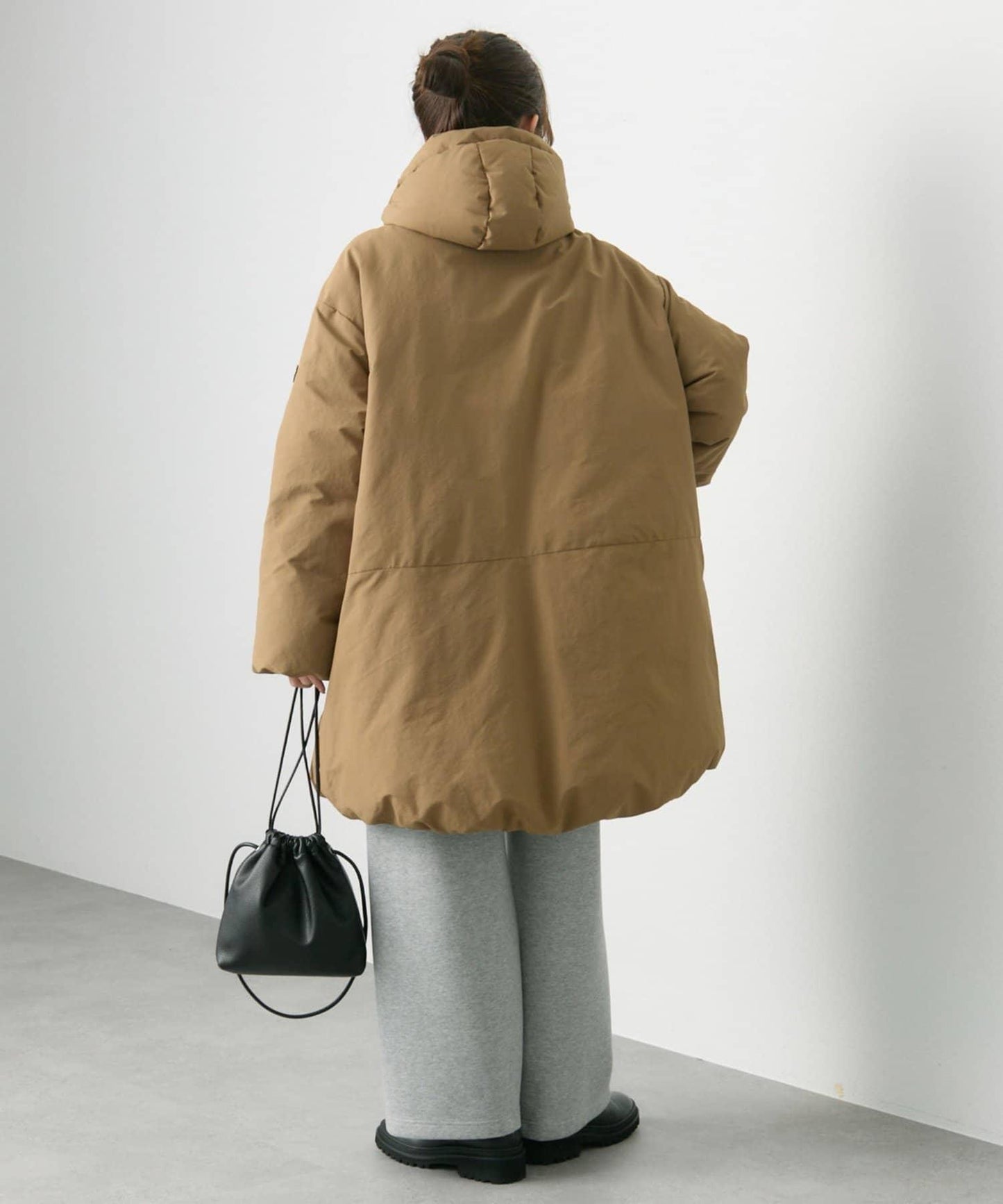 法式鴨絨加厚羽絨怪獸連帽外套