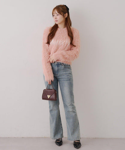 【RMAF】羽毛圖案針織衫