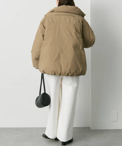 法式鴨絨拉鍊夾克