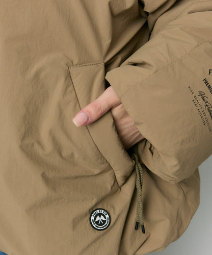 法式鴨絨拉鍊夾克