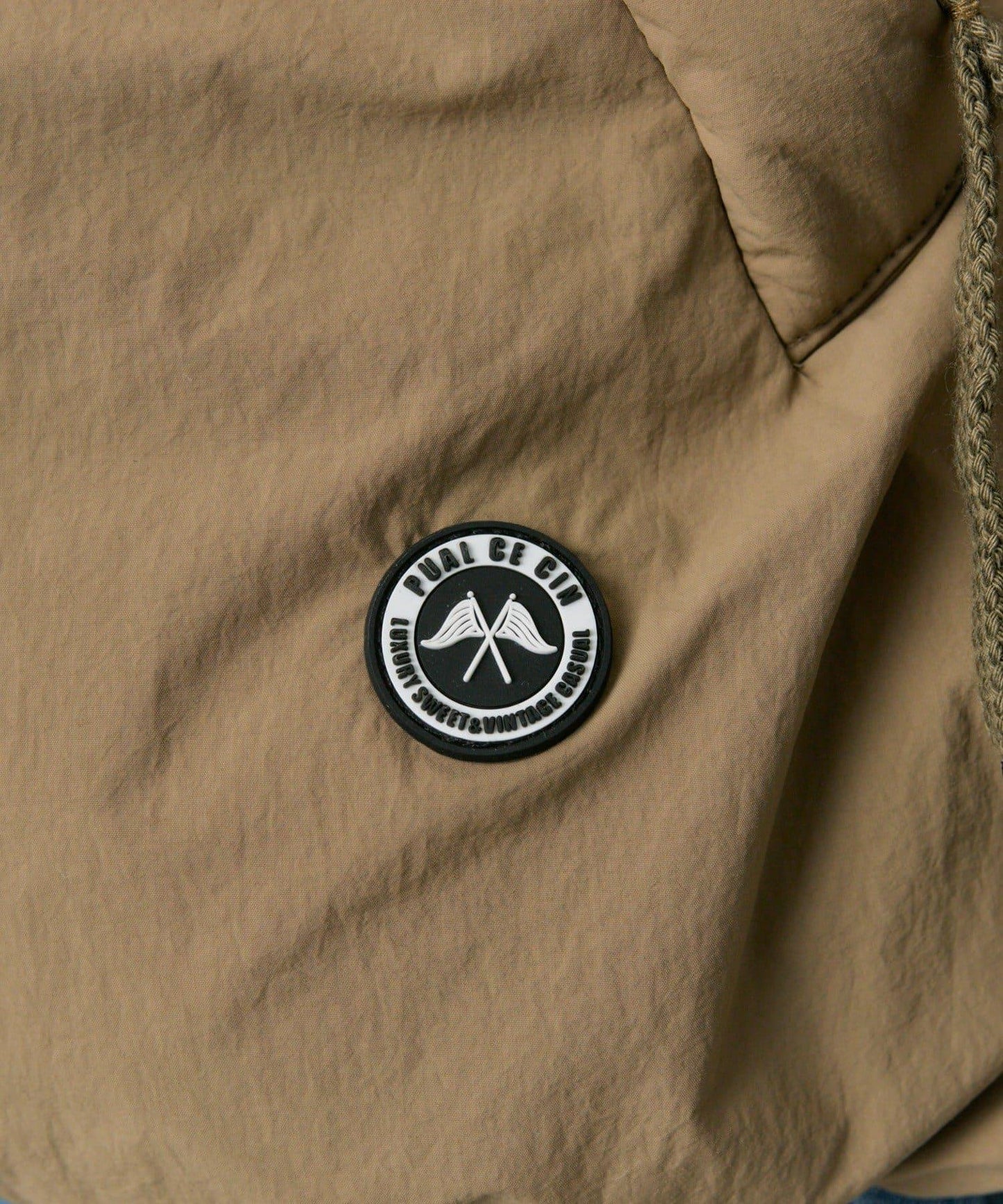 法式鴨絨拉鍊夾克