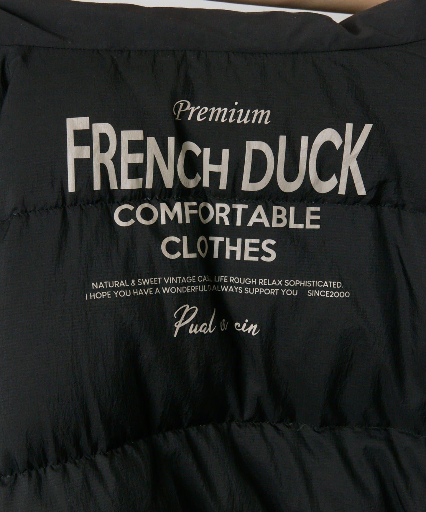 法式鴨絨加厚羽絨怪獸連帽外套