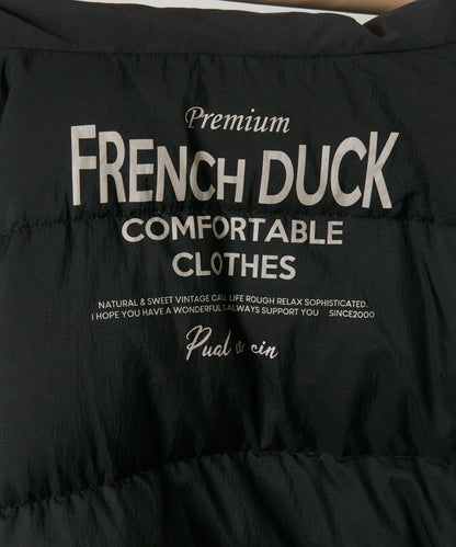 法式鴨絨加厚羽絨怪獸連帽外套