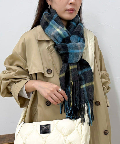 【TWEED MILL】羊毛格紋圍巾48
