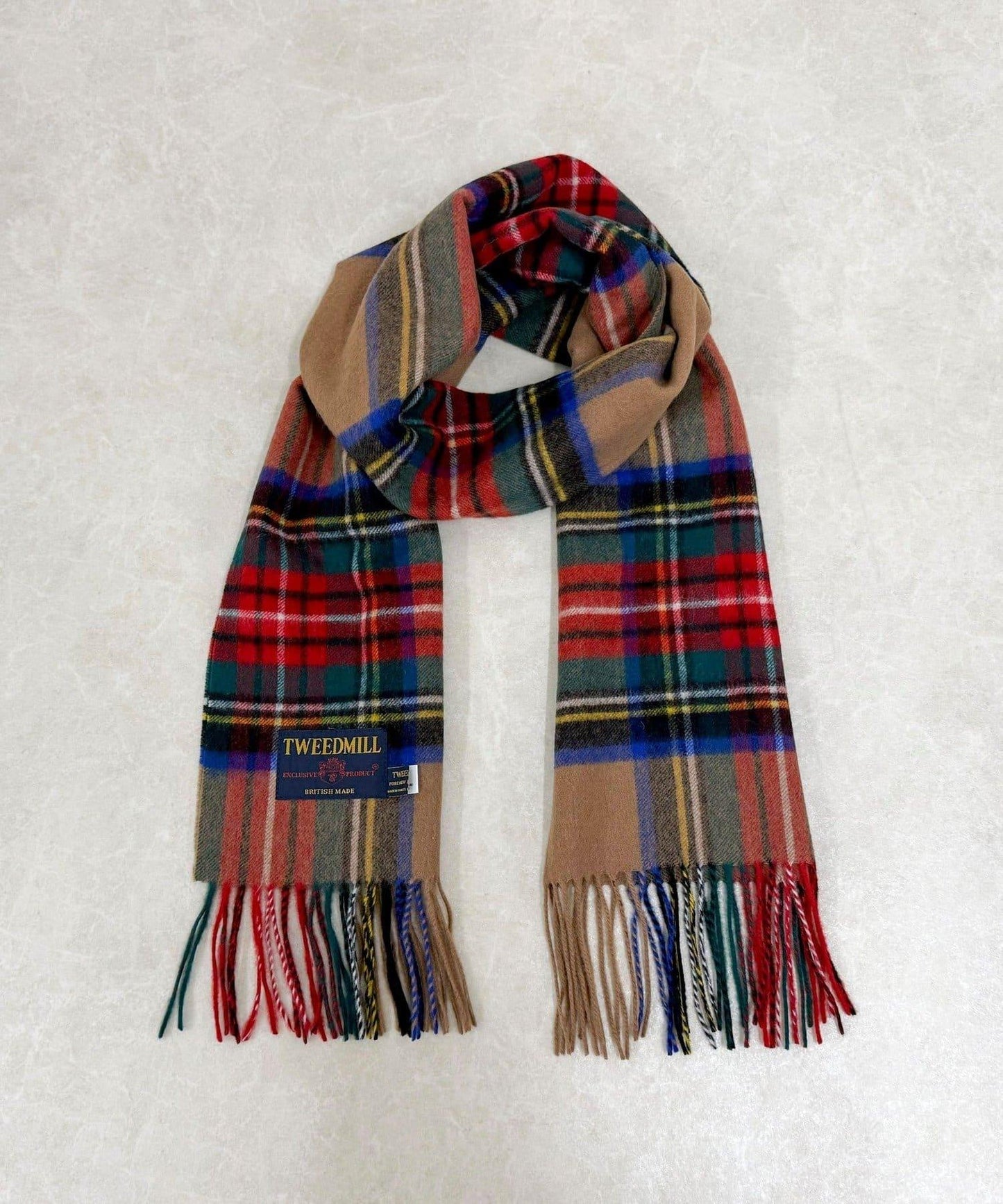 【TWEED MILL】羊毛格紋圍巾48