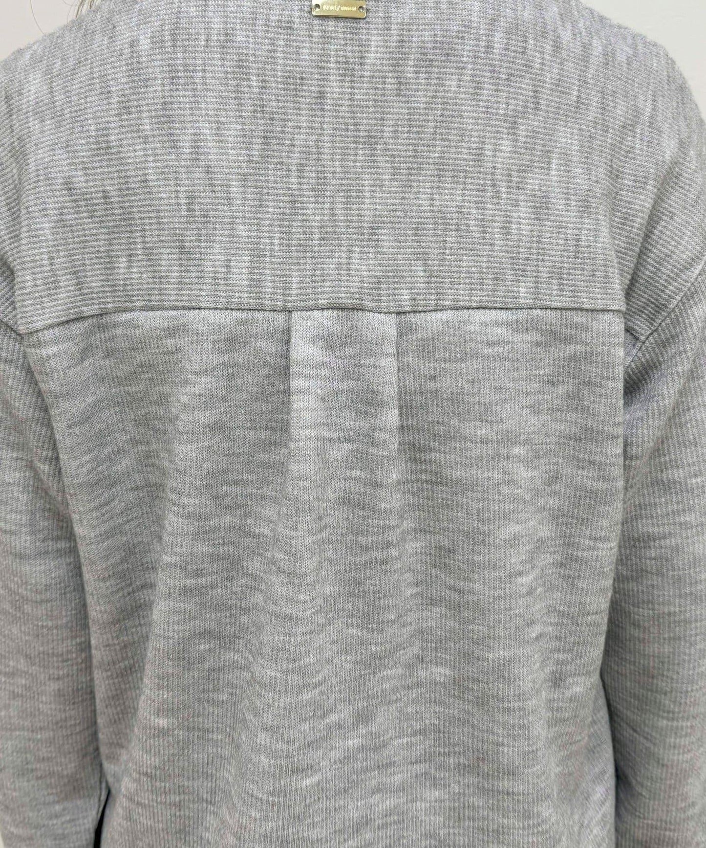 針織短款套頭衫