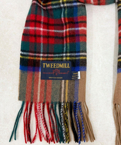 【TWEED MILL】羊毛格紋圍巾48