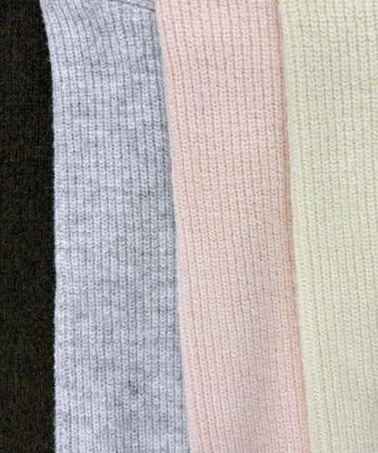 中長款單面針織套頭衫