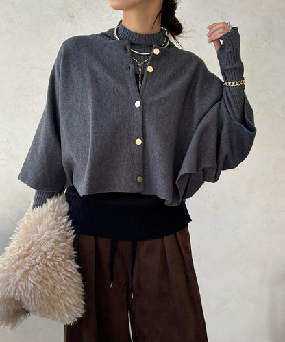 披肩套裝針織衫