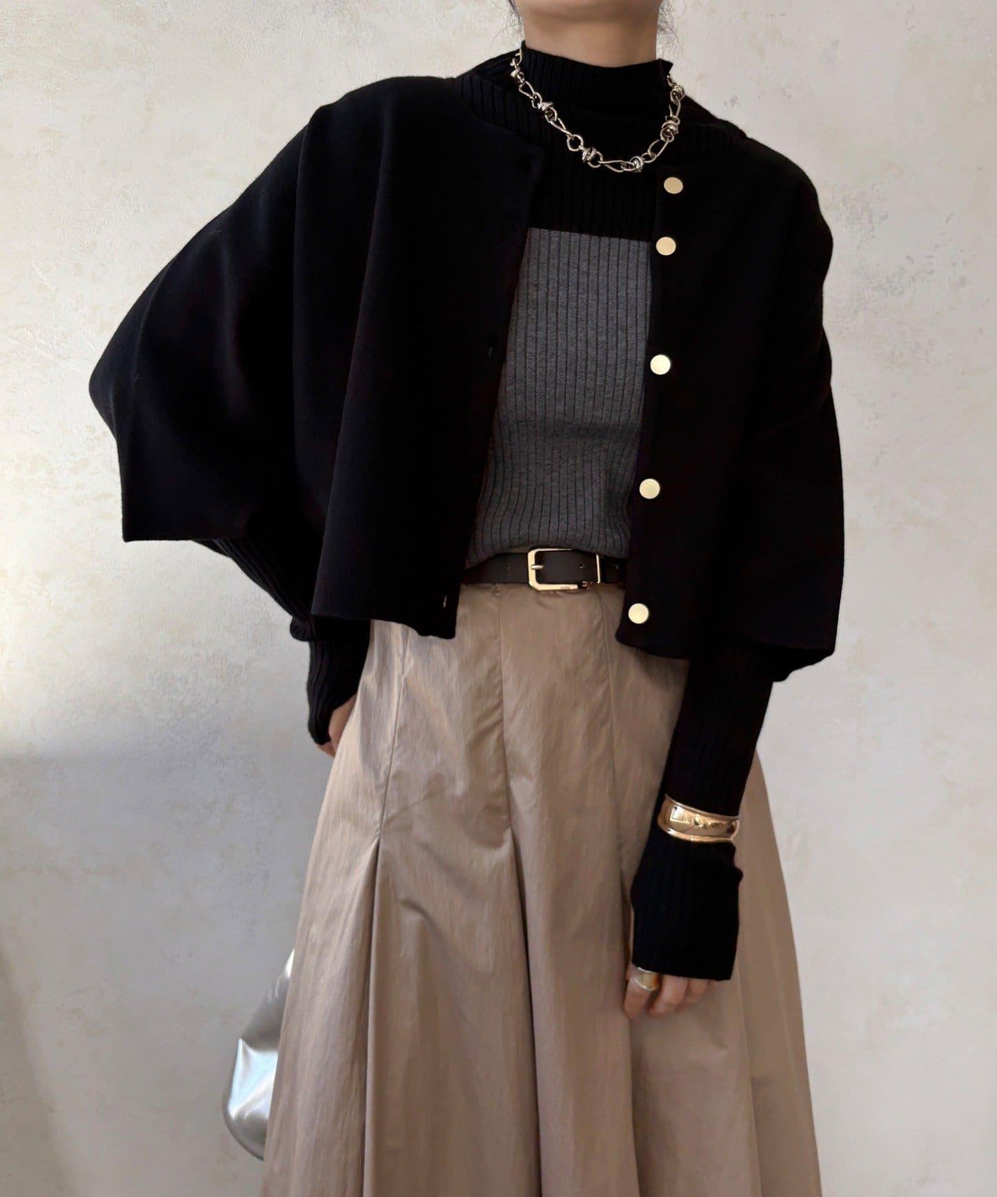 披肩套裝針織衫