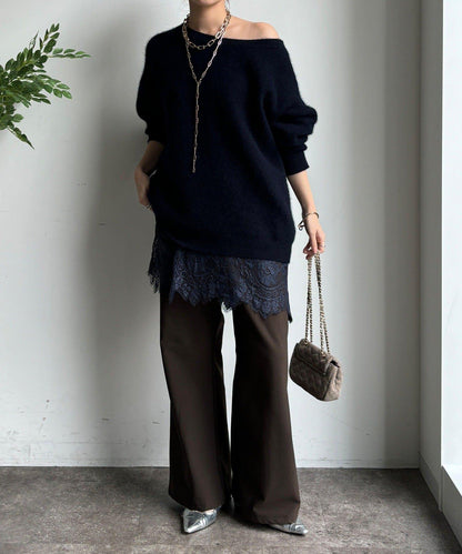 內加絨微喇休閒褲