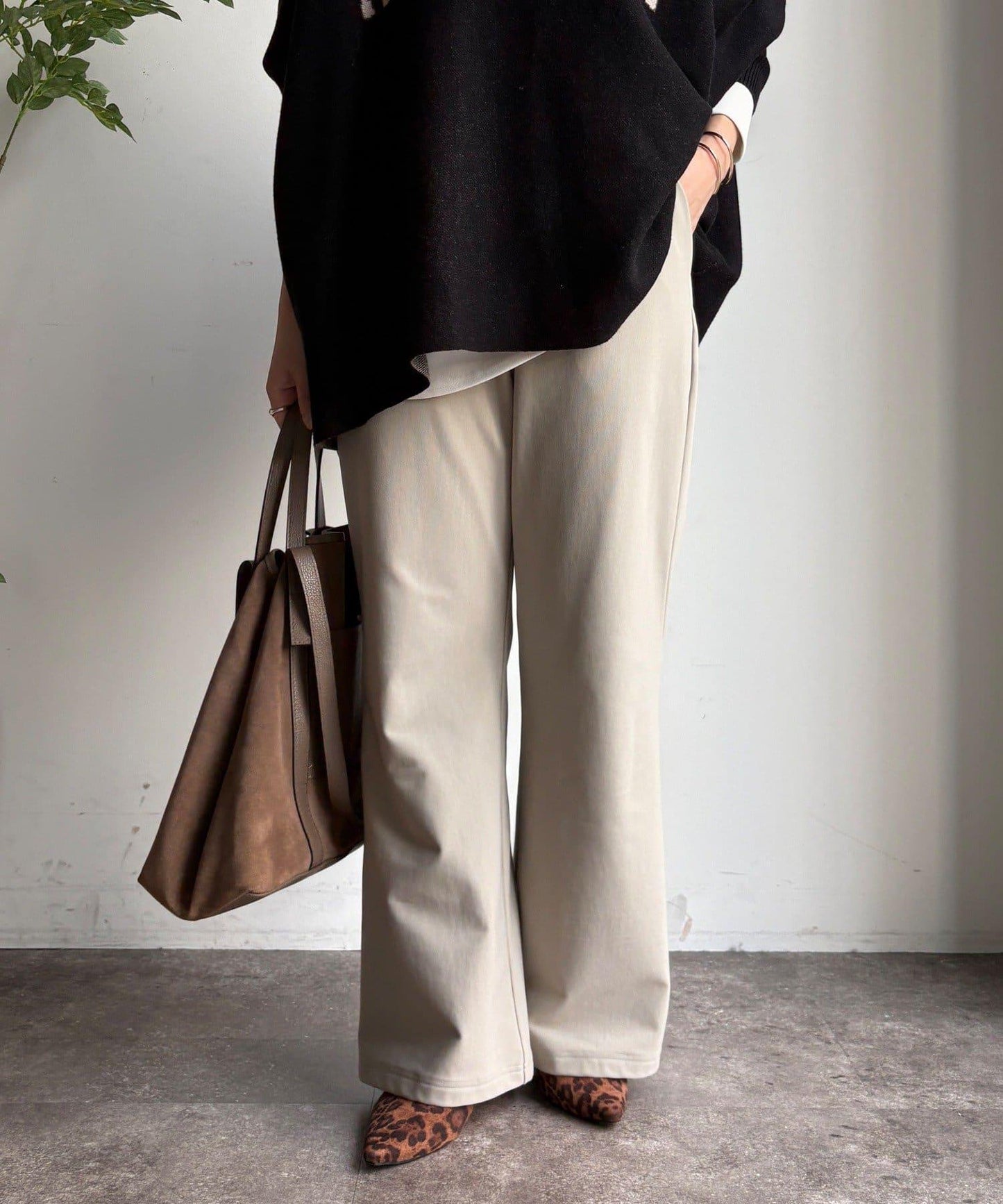 內加絨微喇休閒褲