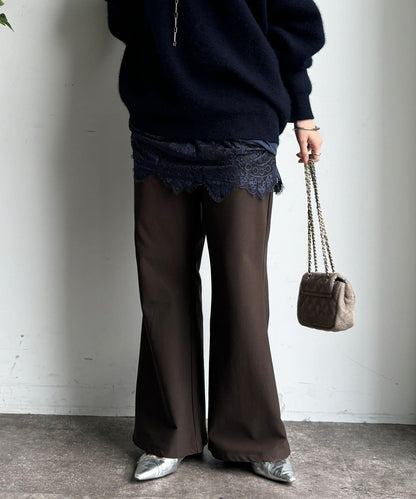 內加絨微喇休閒褲