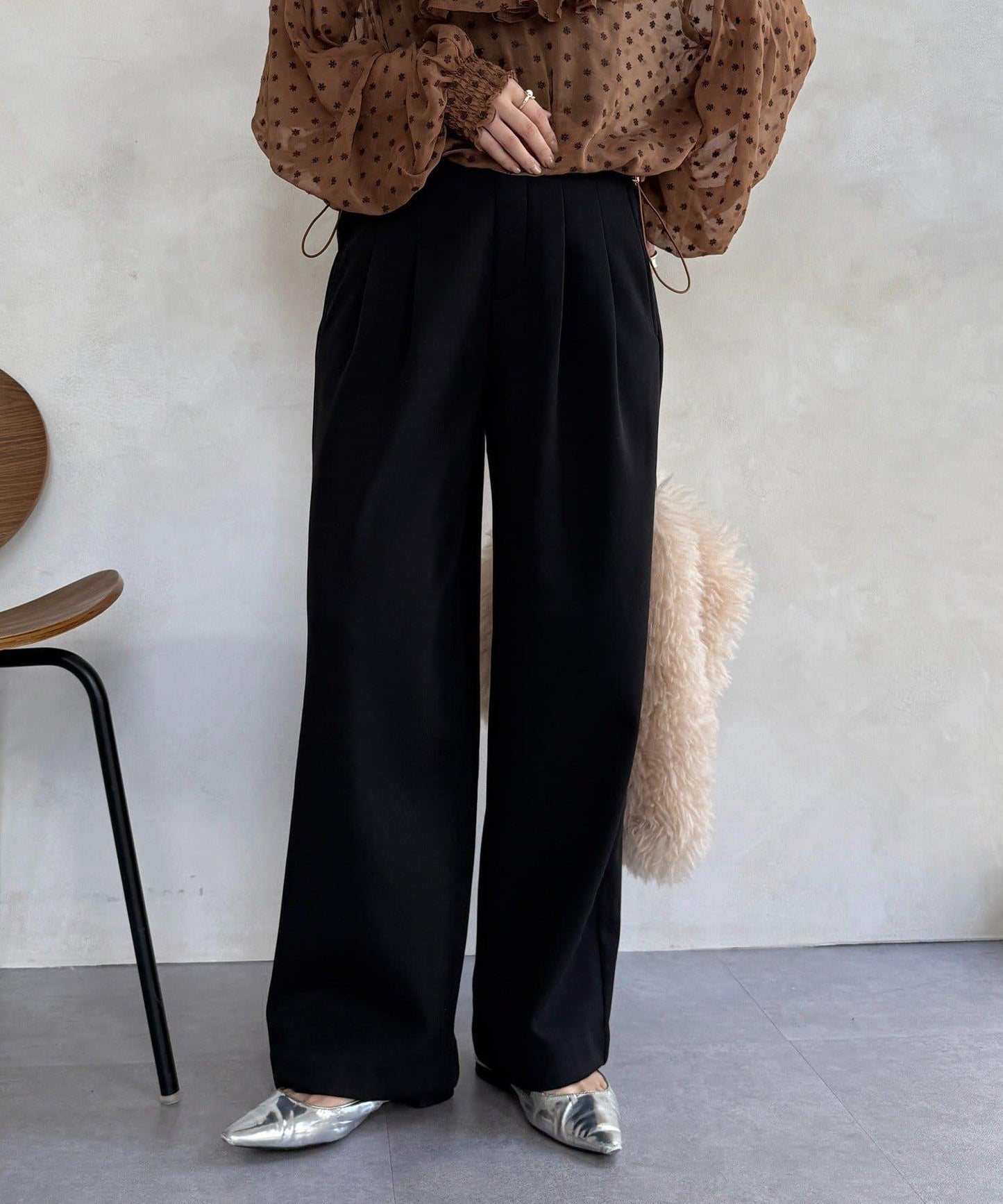 內加絨粘合長褲