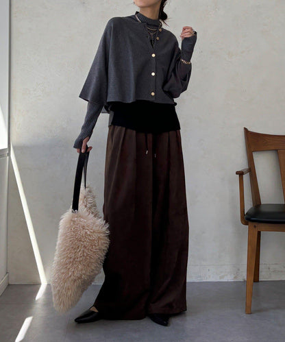 披肩套裝針織衫