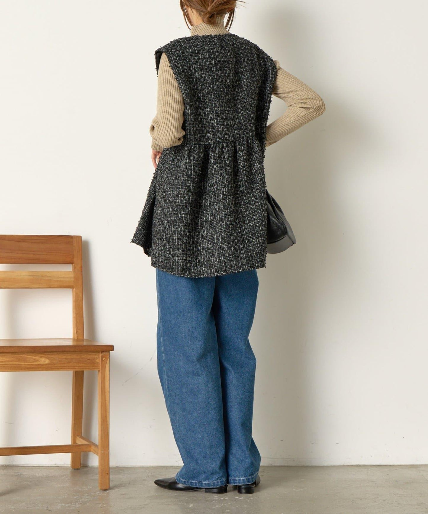 【さわゆい企畫】粗花呢荷葉邊馬甲