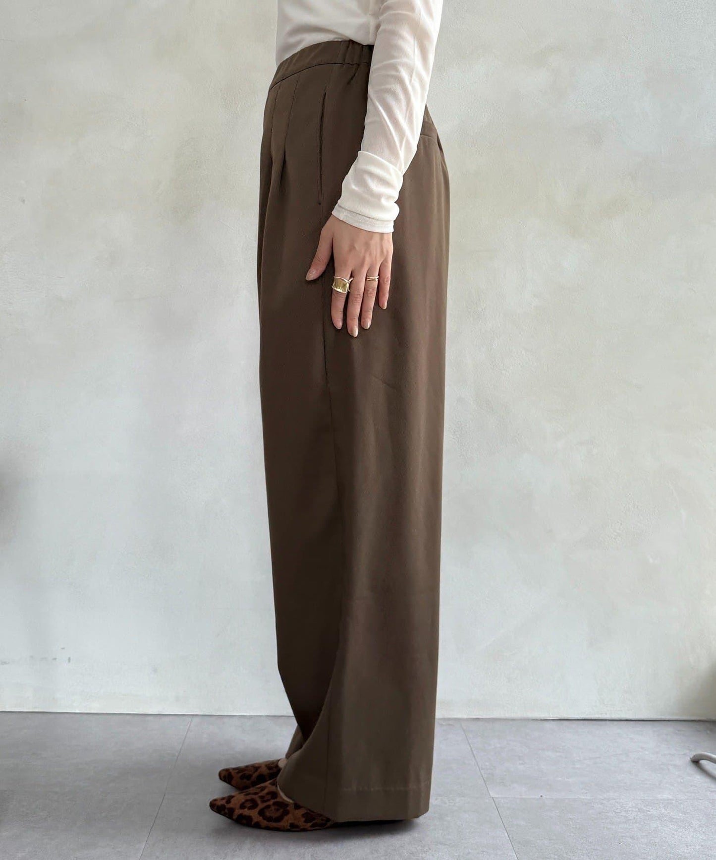 內加絨粘合長褲