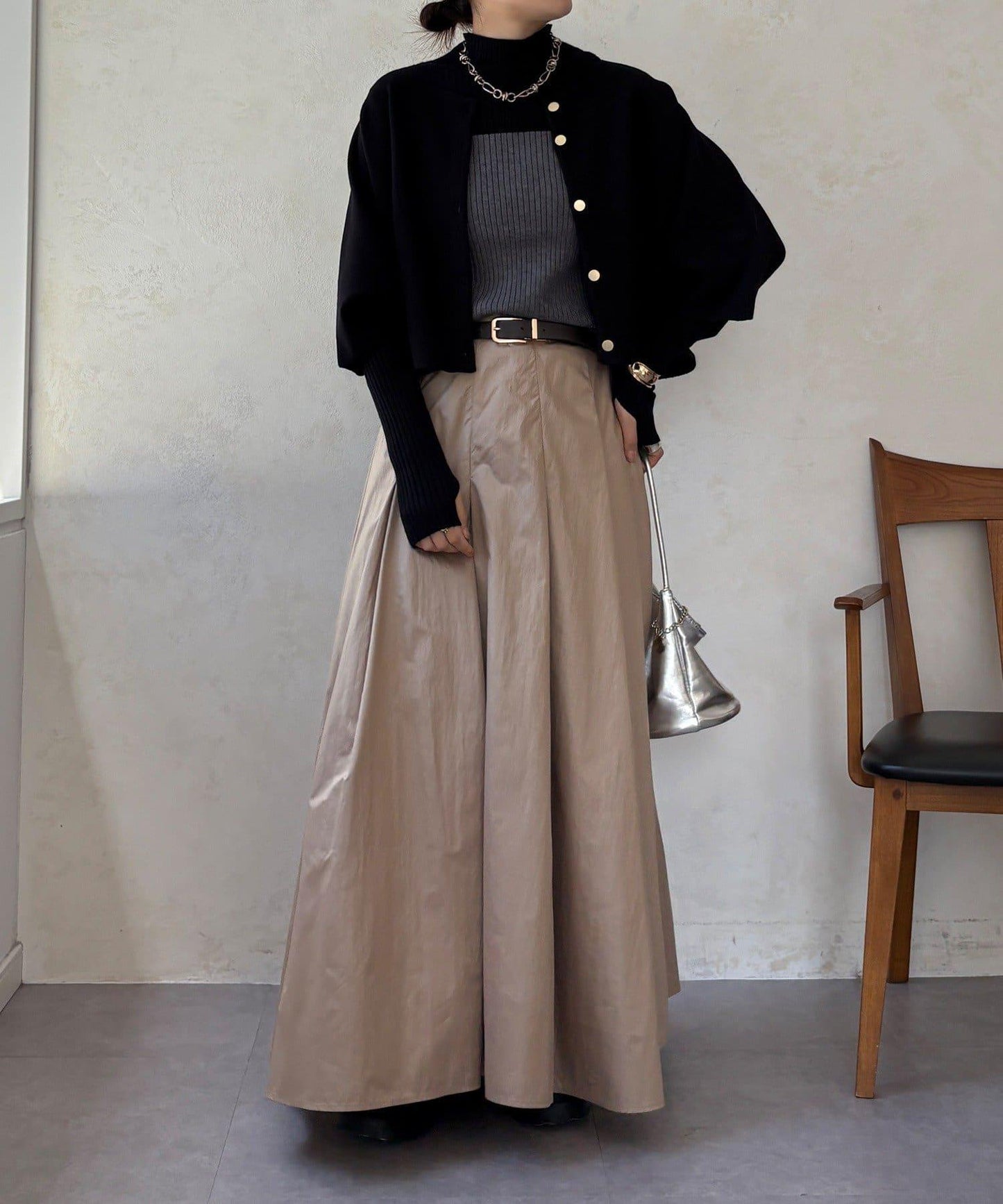 披肩套裝針織衫