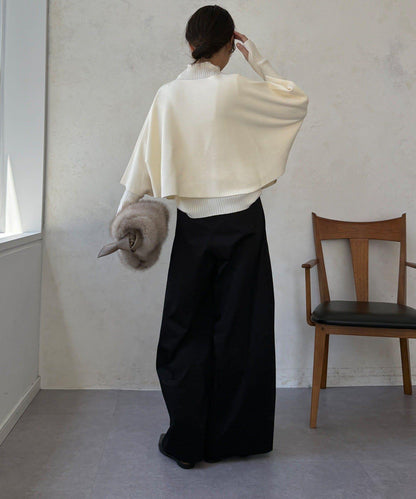 披肩套裝針織衫