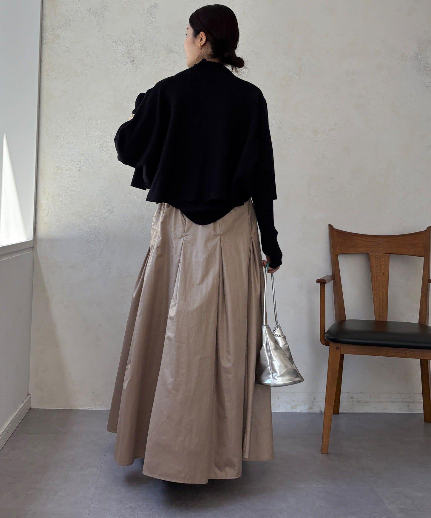 披肩套裝針織衫