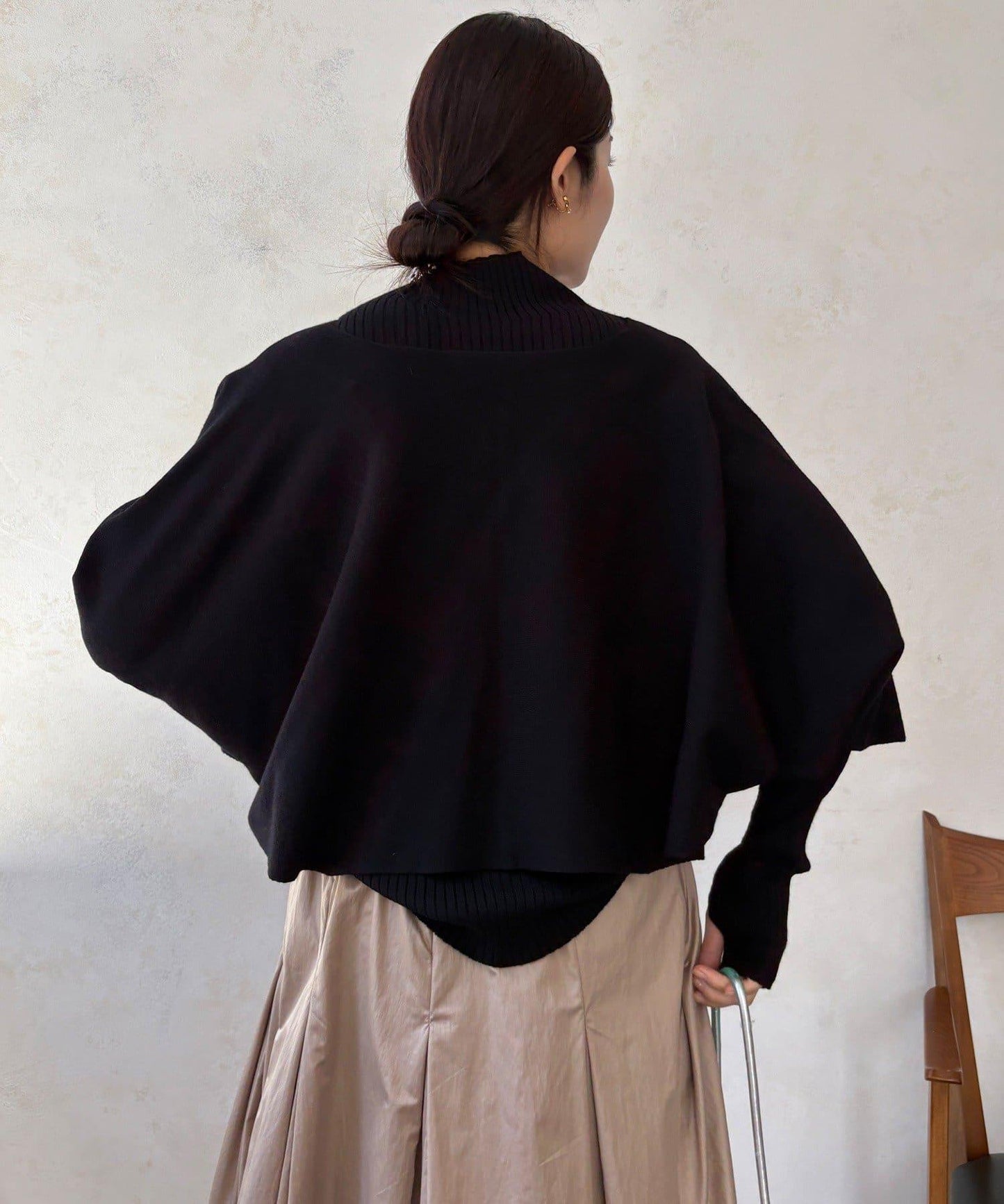 披肩套裝針織衫