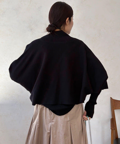 披肩套裝針織衫