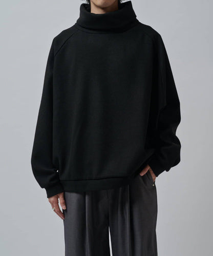 插肩袖高領針織衫