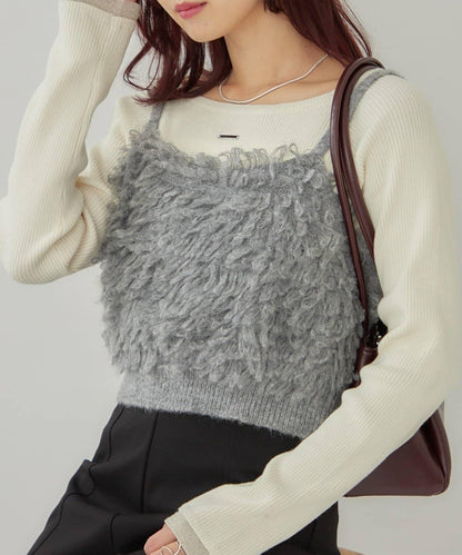 2WAY針織吊帶背心