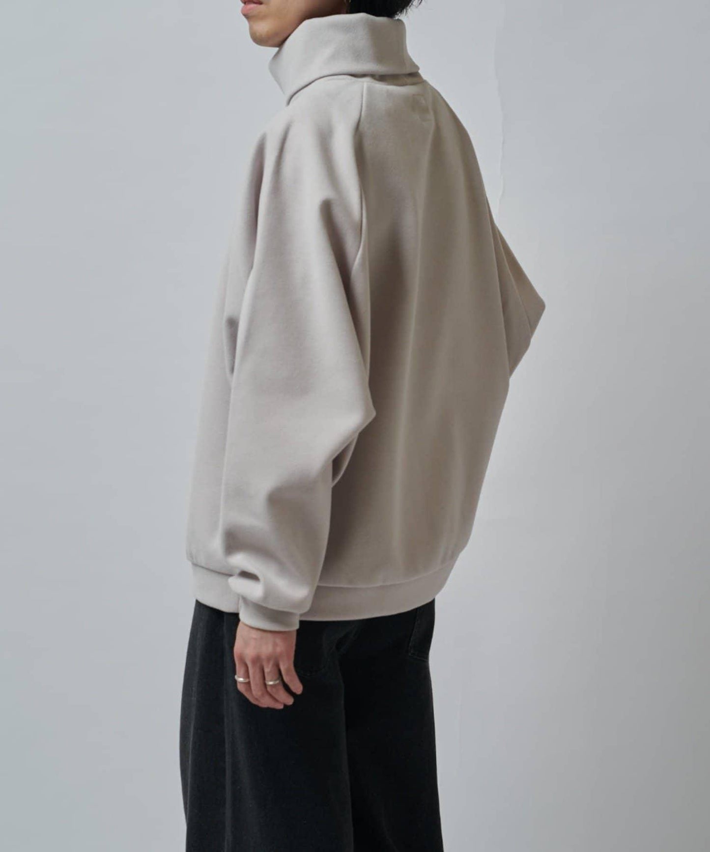 插肩袖高領針織衫