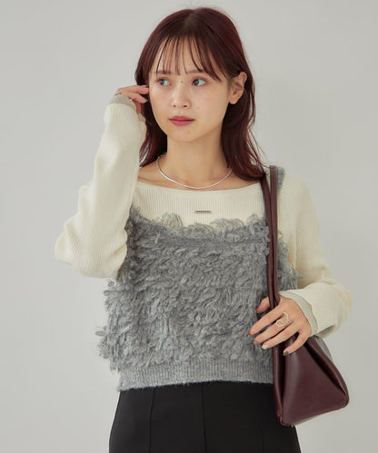 2WAY針織吊帶背心