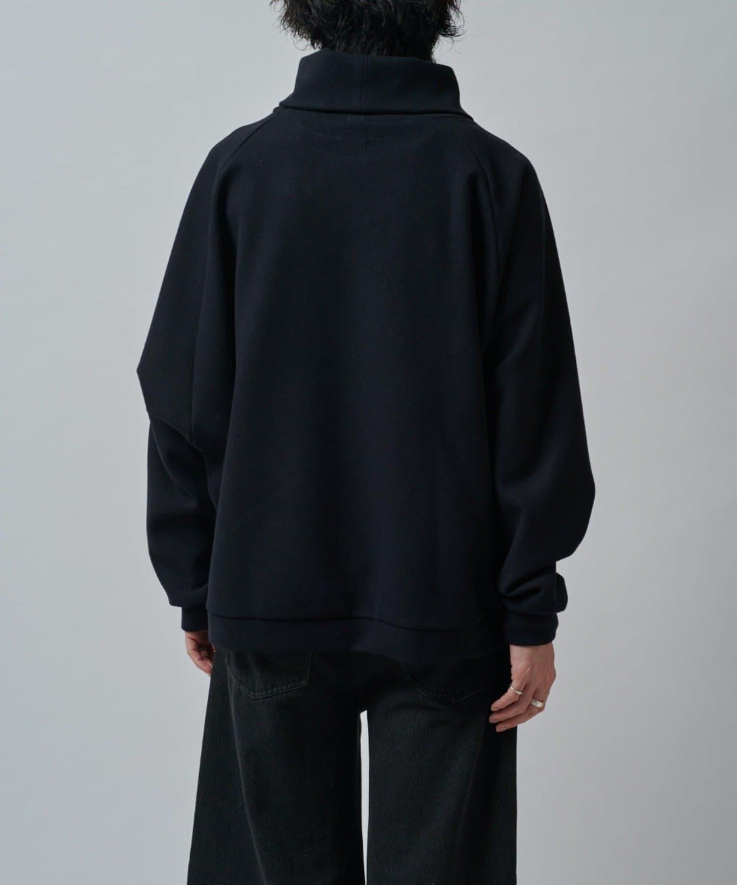 插肩袖高領針織衫