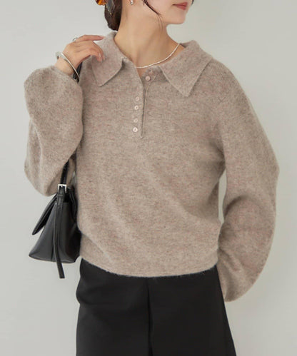 帶領長袖針織衫