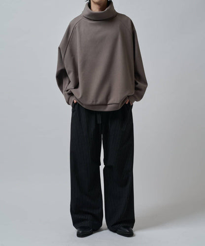 插肩袖高領針織衫