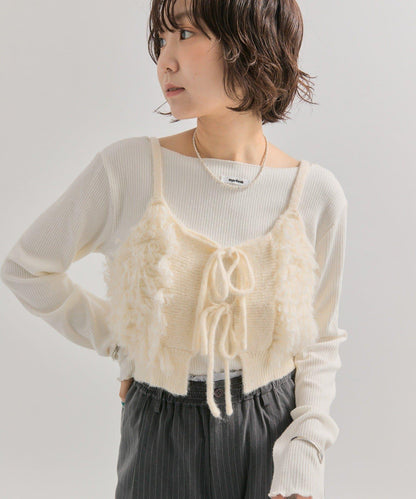 2WAY針織吊帶背心