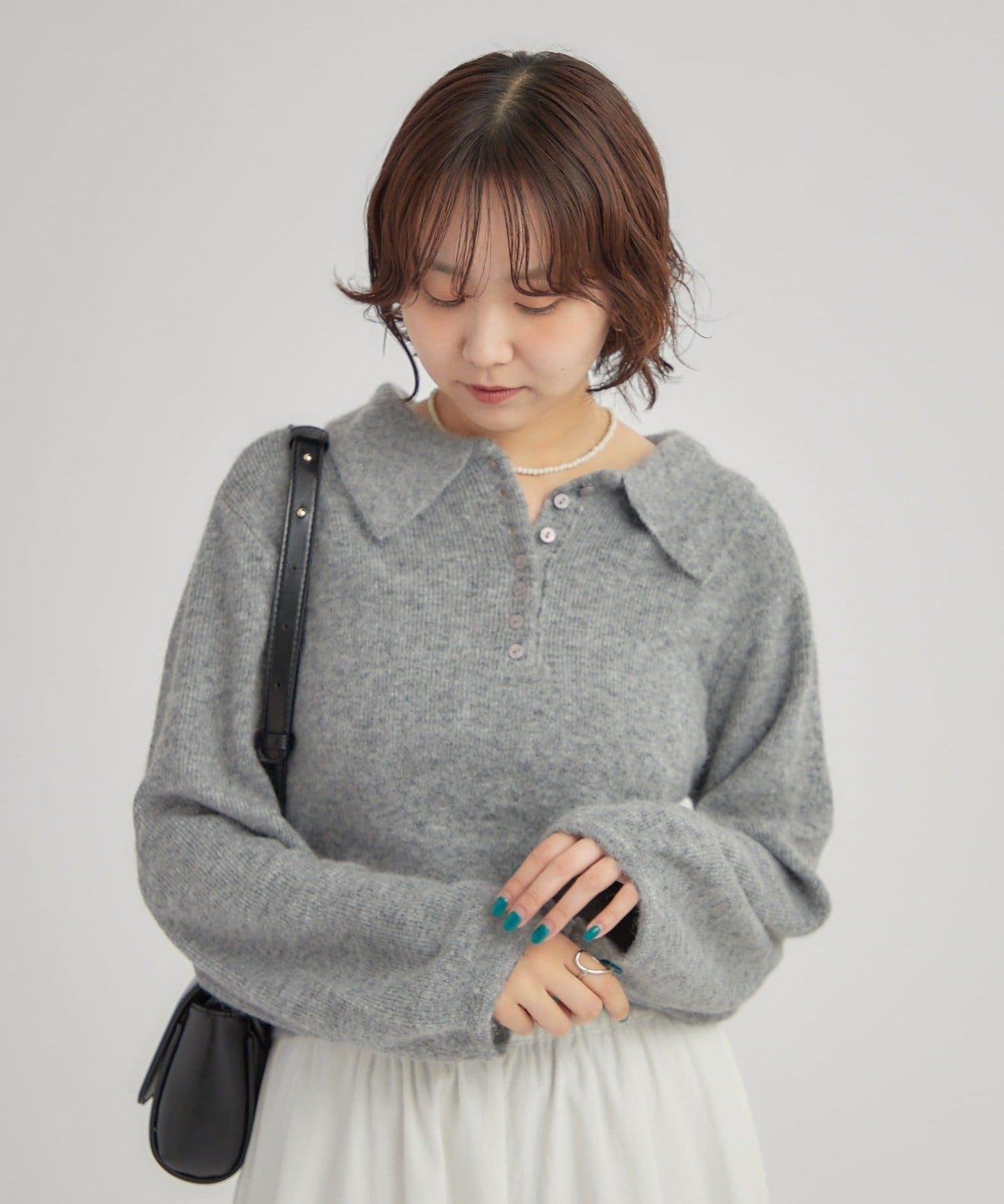 帶領長袖針織衫