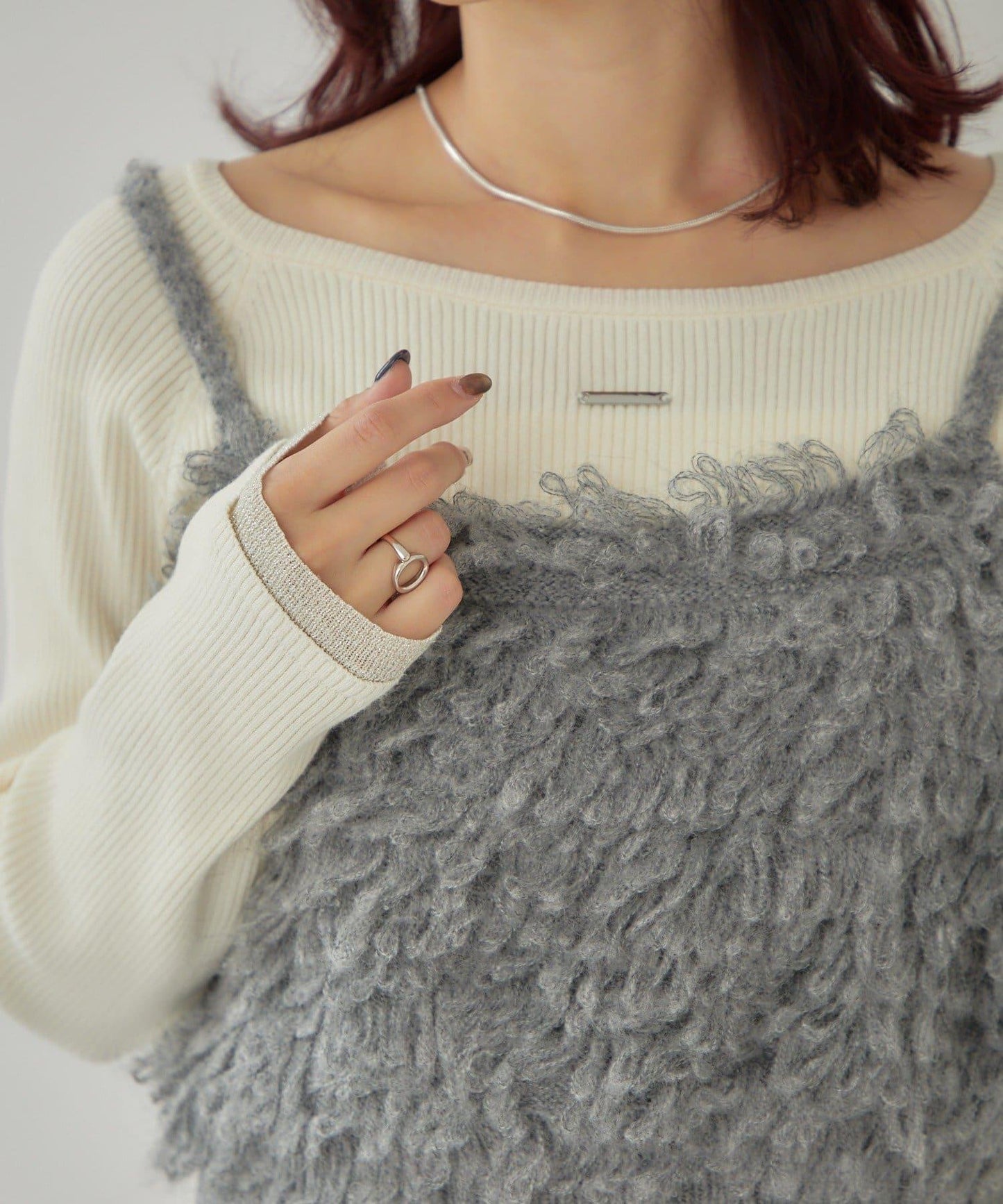 2WAY針織吊帶背心