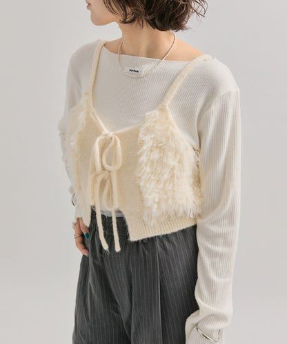 2WAY針織吊帶背心